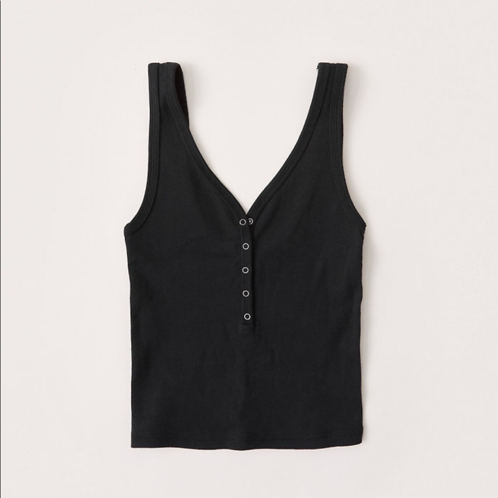 NWT Abercrombie Henley Tank Top